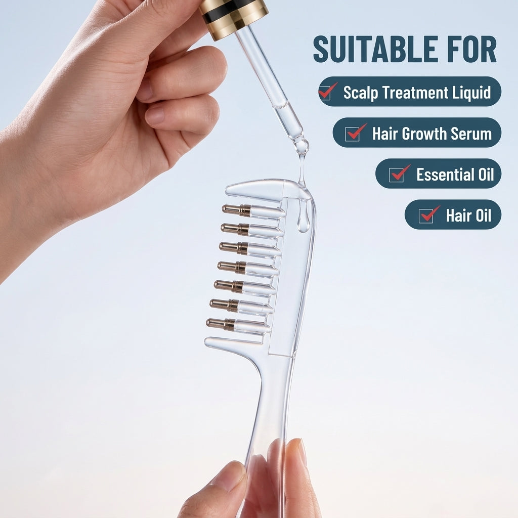 2-in-1 Hair Oil Applicator Comb