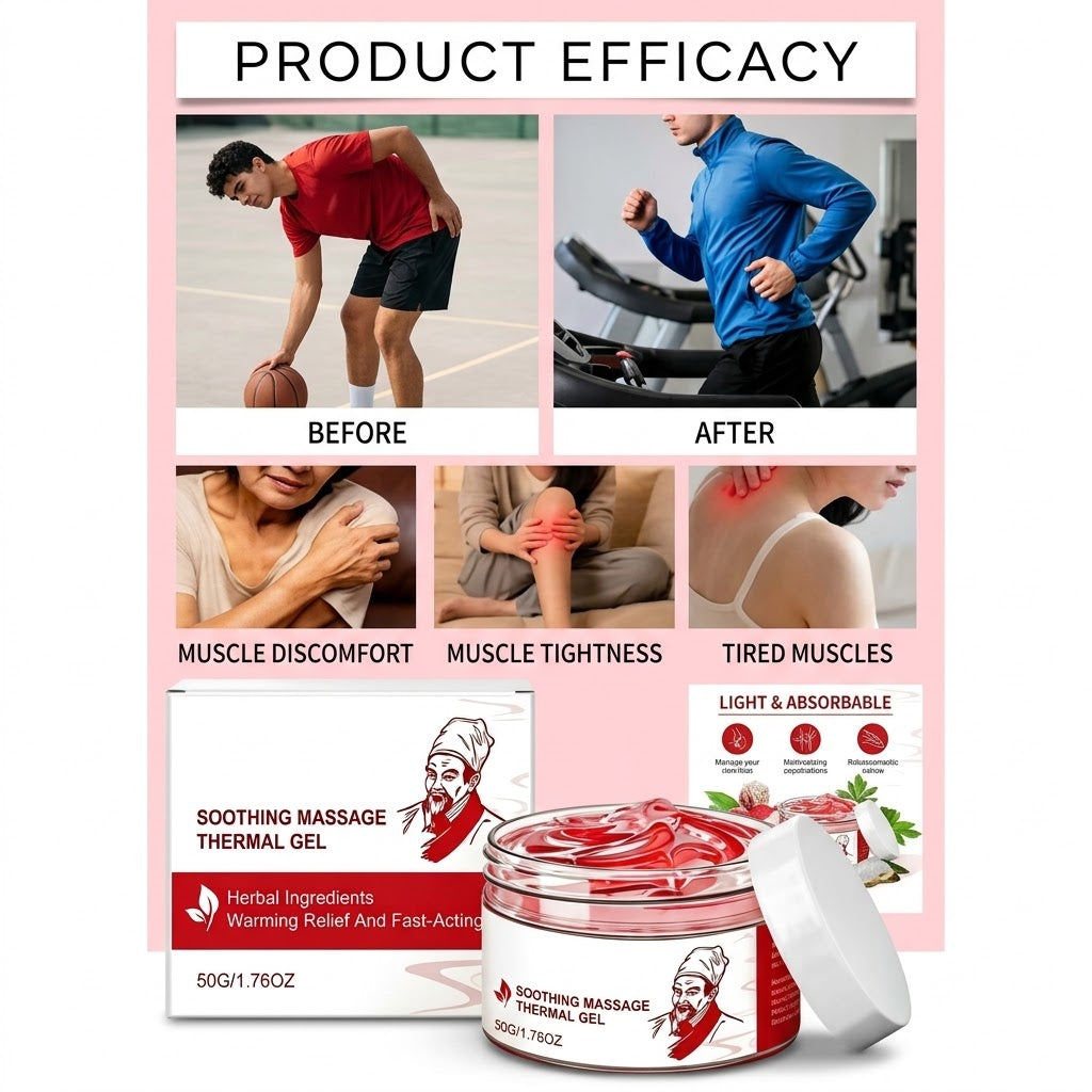 Buy 1 Get 1 Free RVDU Massage Tharmal Gel- Warming massage Gel
