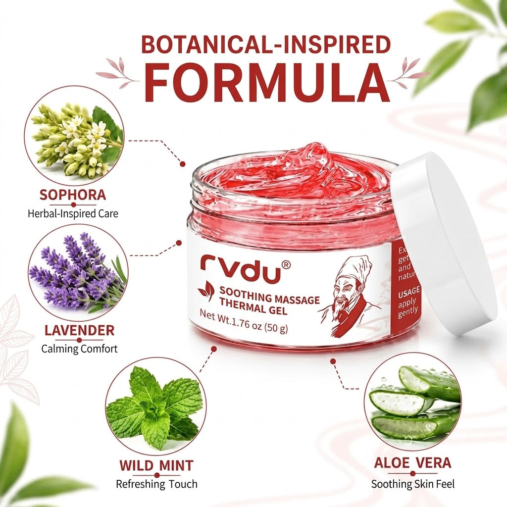 Buy 1 Get 1 Free RVDU Massage Tharmal Gel- Warming massage Gel