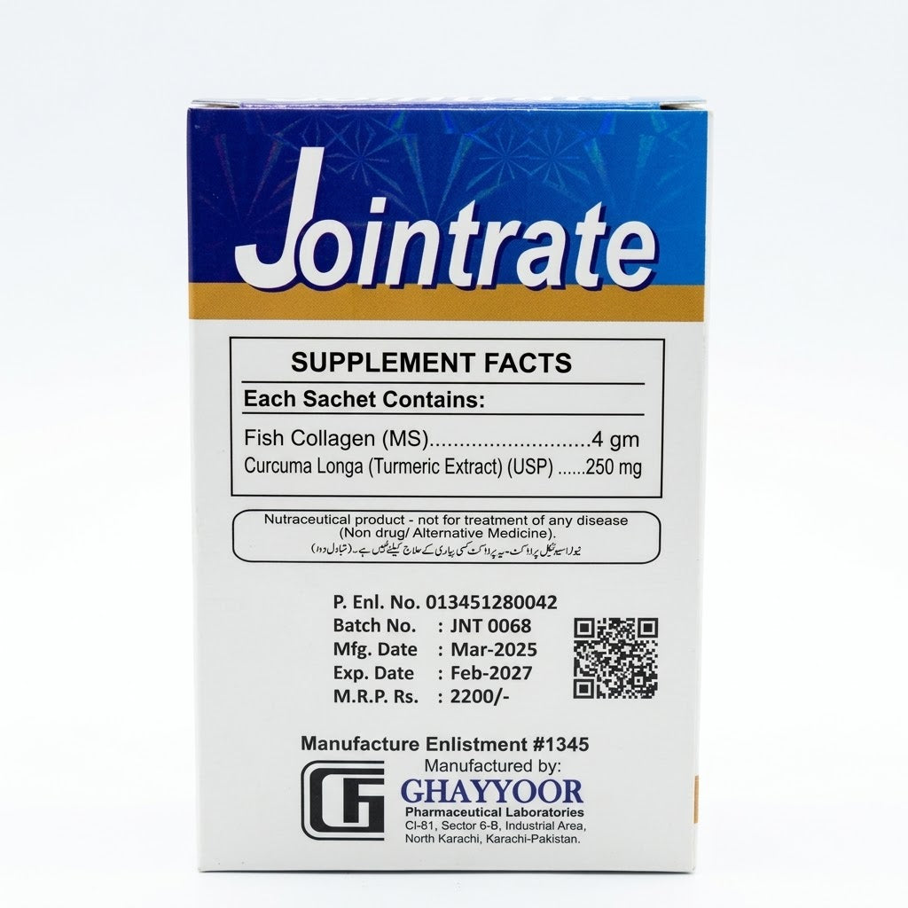 Jointrate Fish Collagen Sachets – Skin & Joint Wellness Support