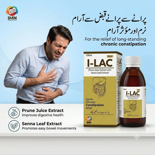 I-LAC Syrup 120ml – Constipation Relief