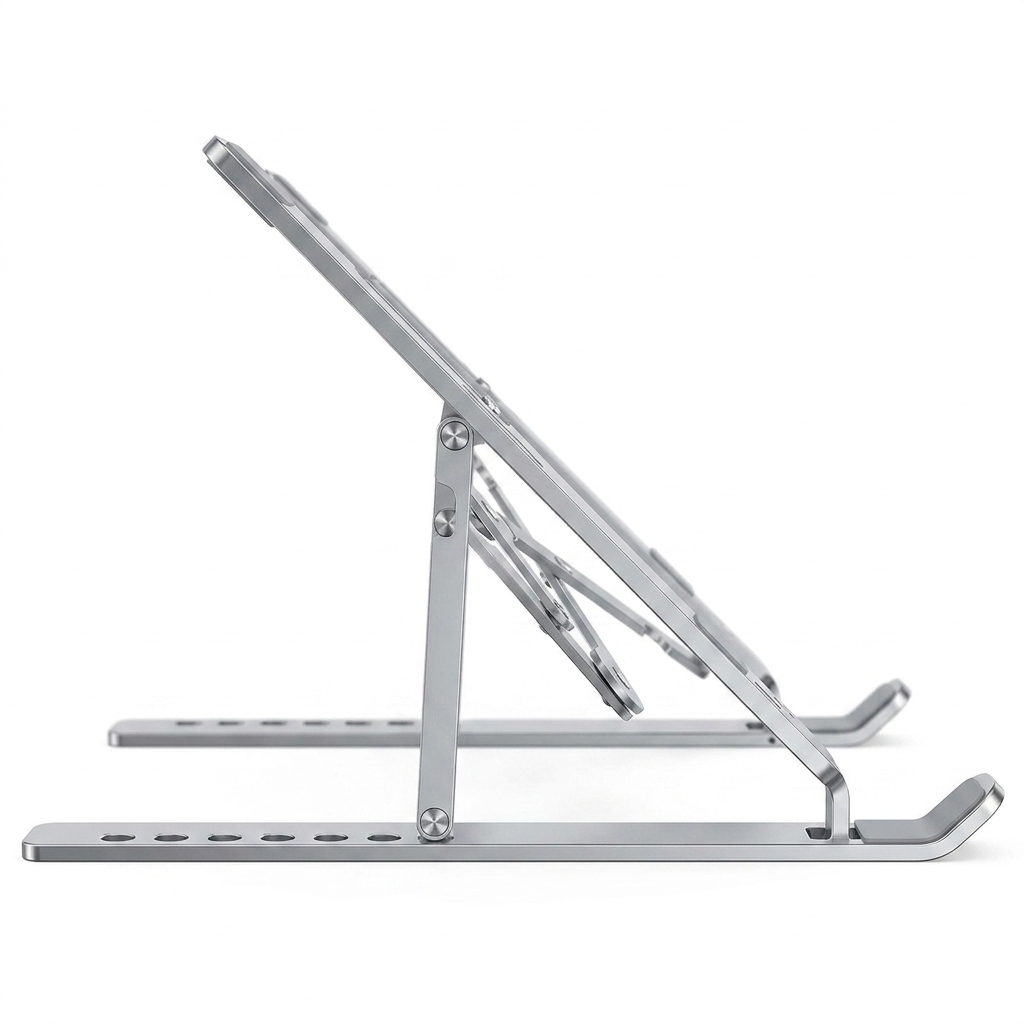 Aluminum Laptop Stand (Adjustable & Foldable)